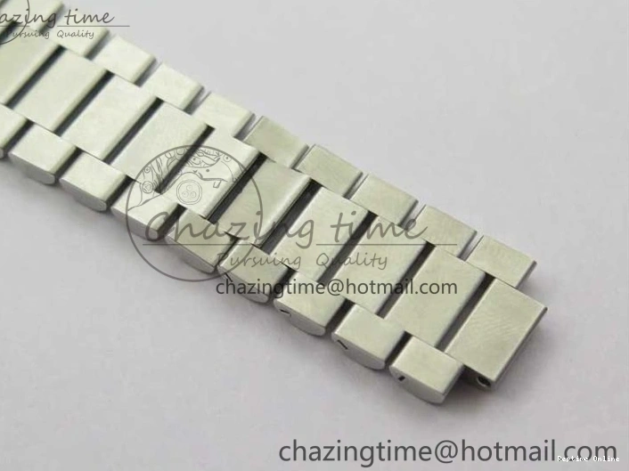 0517 SmoothTexture Day-Date 36mm 128239 SS Crystal BP Best Edition Black MOP Crystal Marker Dial on SS President Bracelet A 2681